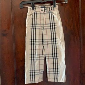 burberry boy pants